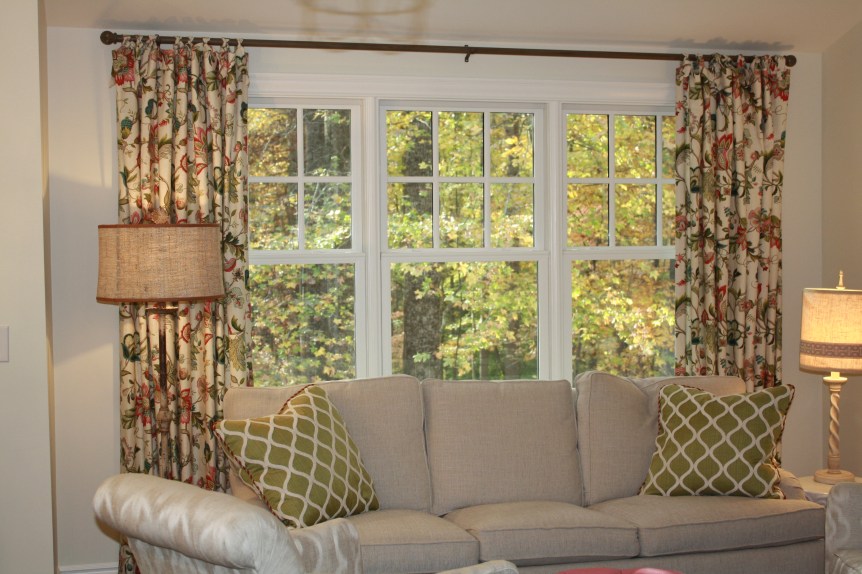 Draperies With Tie Tops