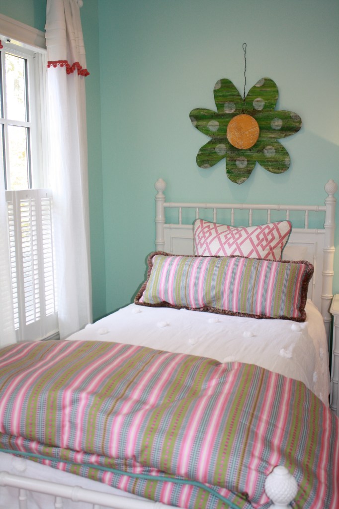 Pillows and folded duvet